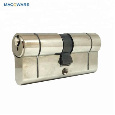 High Security Chrome Plated Quality 60-120mm Brass Europrofile Anti-Snap and Anti-Drill Mortise Lock Cylinder