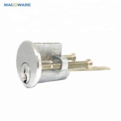 Economic Satin Chrome 45/55mm Tail Quality Brass Rim Lock Cylinder